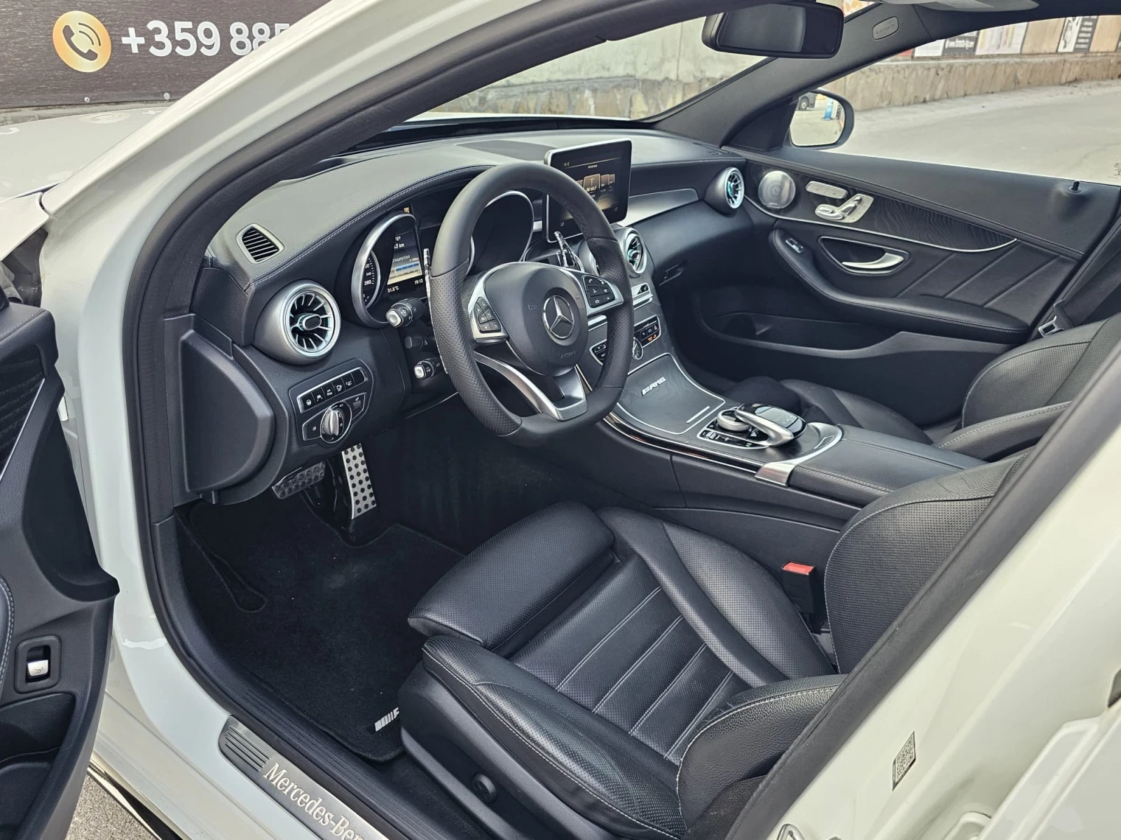 Mercedes-Benz C 250 4MATIC/AMG Line/AIRMATIC/Burmester/Panorama/360cam, снимка 10 - Автомобили и джипове - 55184946