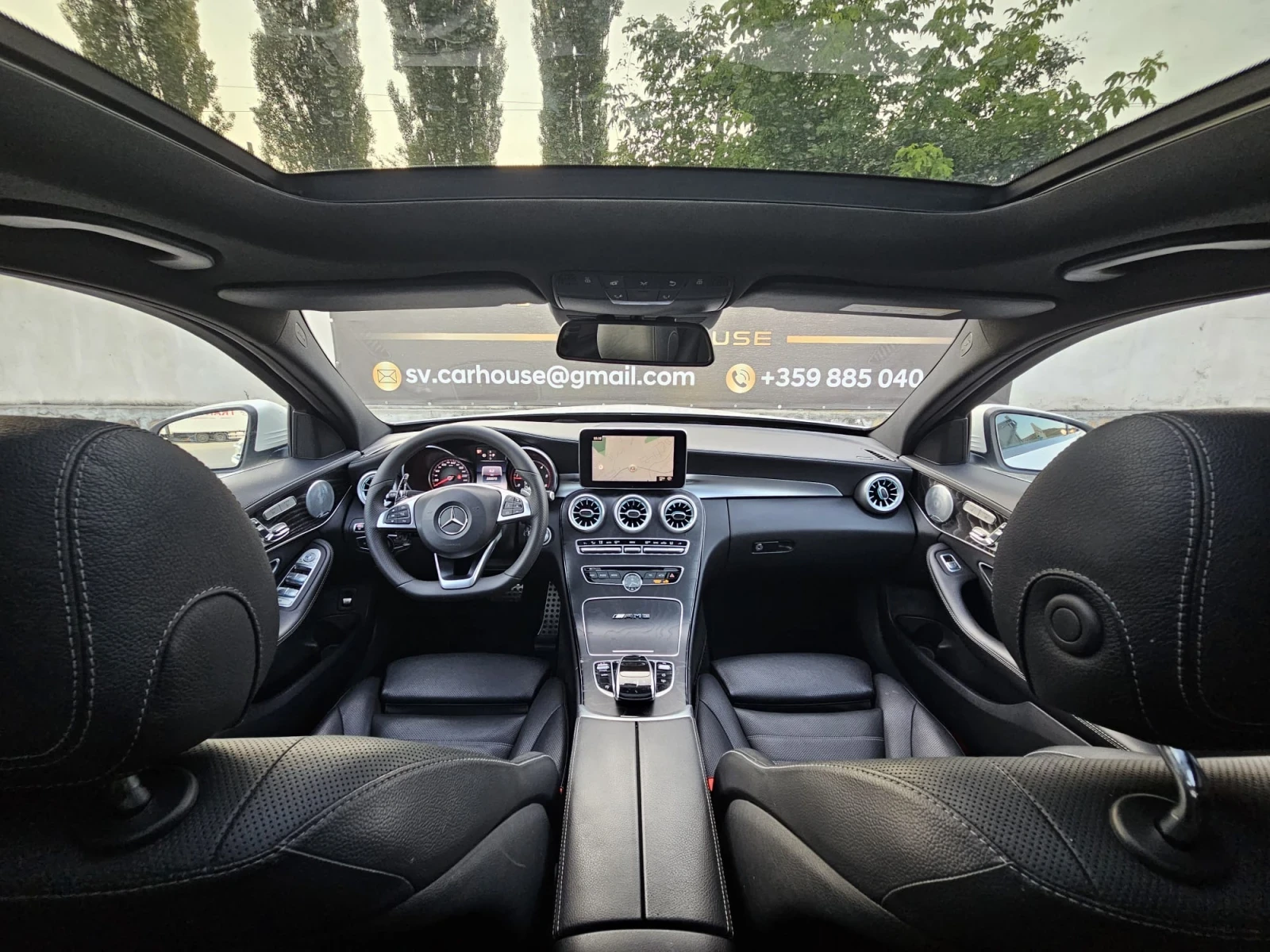 Mercedes-Benz C 250 4MATIC/AMG Line/AIRMATIC/Burmester/Panorama/360cam, снимка 11 - Автомобили и джипове - 55184946