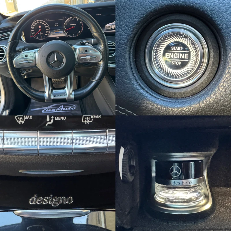 Mercedes-Benz S 560 4MAT#DESIGNO#AMG#ОБДУХ#SOFTCL#PANO#360* CAM#DISTR, снимка 13 - Автомобили и джипове - 52396581