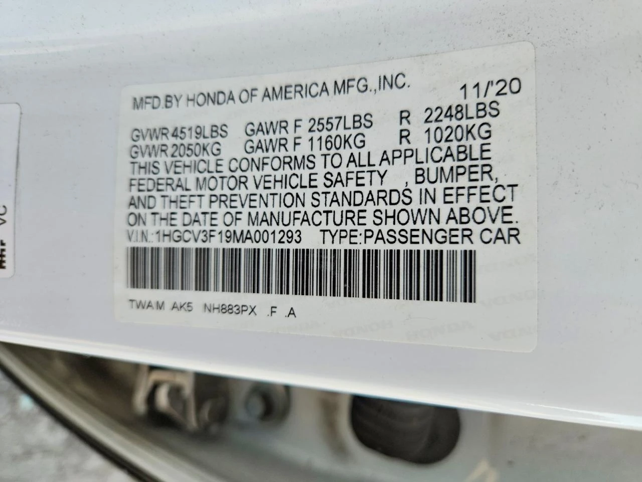 Honda Accord 2.0l Hybrid, снимка 12 - Автомобили и джипове - 54296919