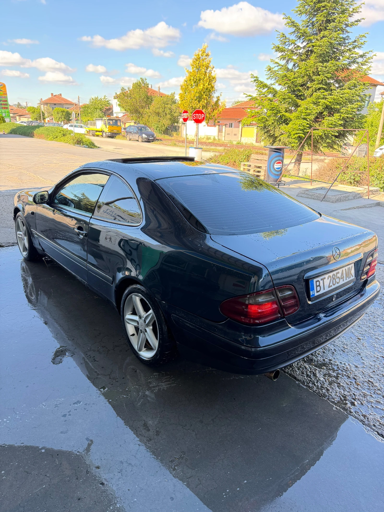 Mercedes-Benz CLK 200 COMPRESSOR Газов Инжекцион.!, снимка 4 - Автомобили и джипове - 54597152