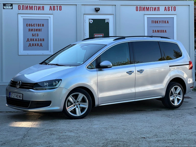 VW Sharan 2.0TDI 140ps, СОБСТВЕН ЛИЗИНГ/БАРТЕР, снимка 3 - Автомобили и джипове - 46535245