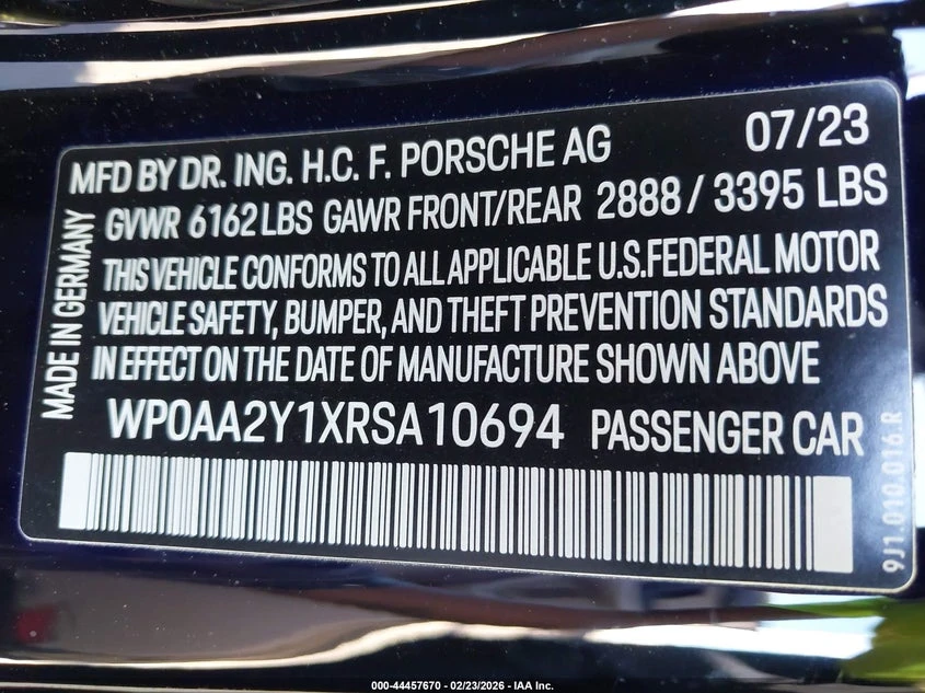 Porsche Taycan, снимка 9 - Автомобили и джипове - 54216031