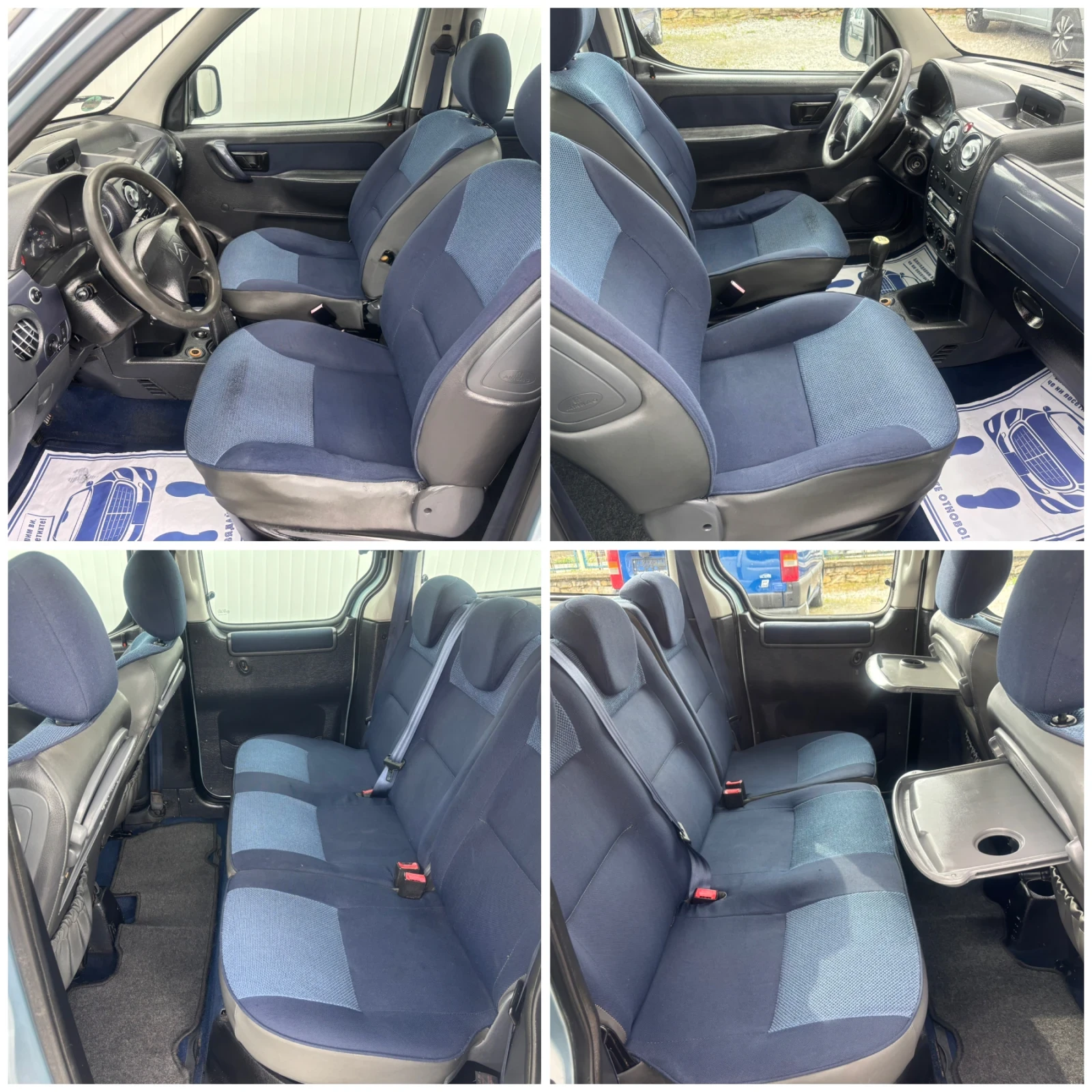 Citroen Berlingo 1.4 Климатик Нов внос Германия, снимка 9 - Автомобили и джипове - 54646247