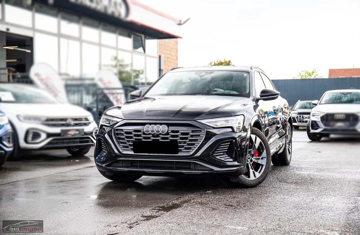 Audi Q8 e-tron55/408HP/S-LINE/MATRIX/CAM/MEMO/B&O/HUD/711q