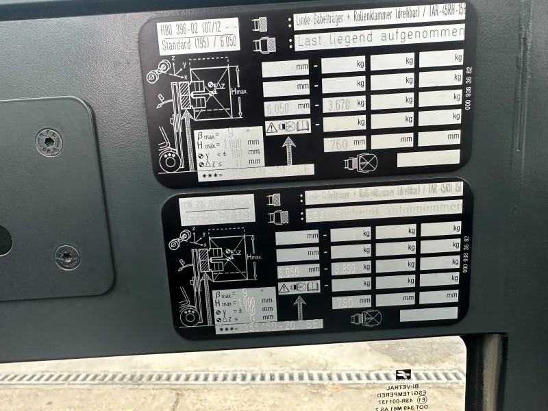 Мотокар Linde H 80 D -02, снимка 16 - Индустриална техника - 52411151
