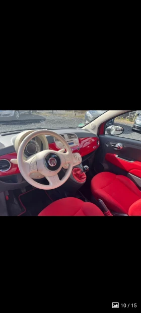 Fiat 500 Рор! 1.2/69кс, бензин, климатик, 2012г, снимка 10