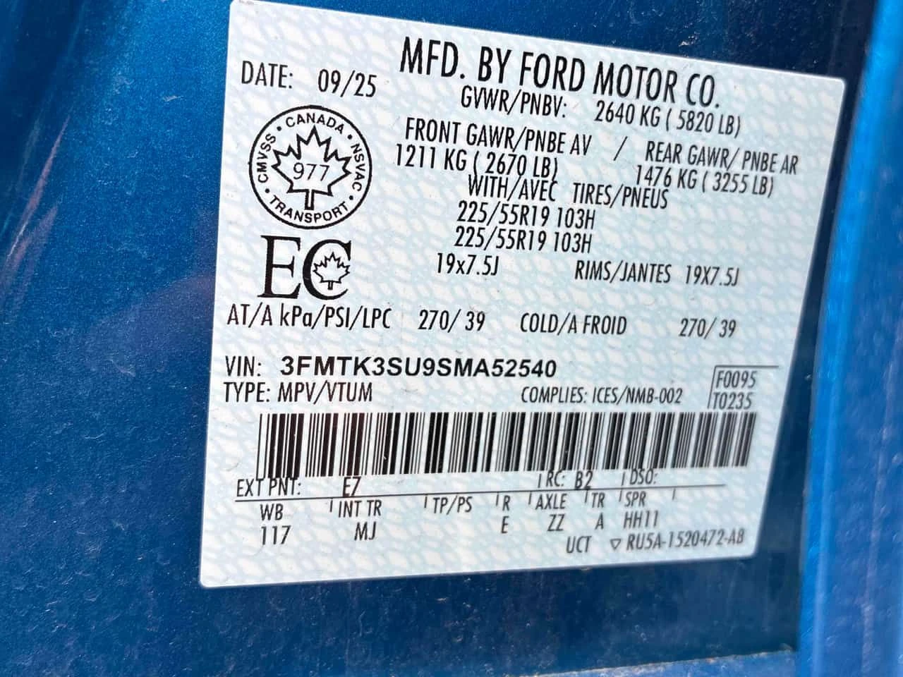 Ford Mustang Mach-E  Premium / 360 / DISTRONIC / АВТОКРЕДИТ , снимка 10 - Автомобили и джипове - 55508306