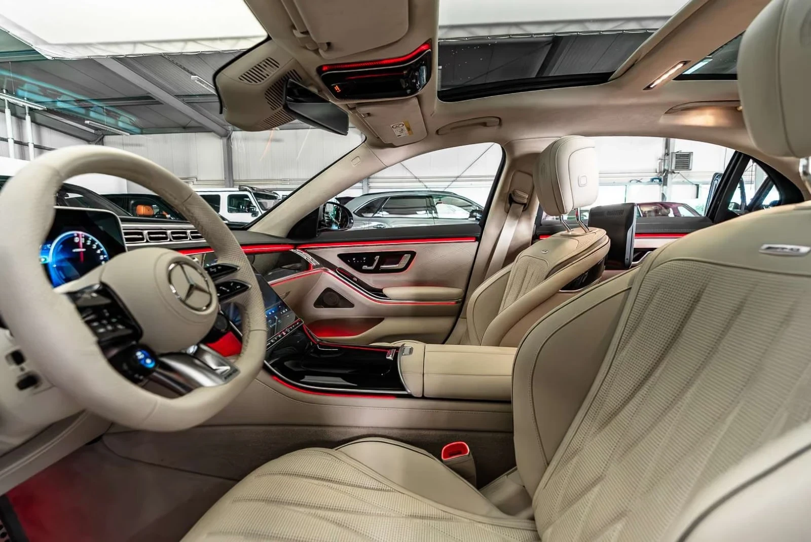 Mercedes-Benz S 63 AMG 63E AMG L* E PERFORMANCE* CARBON* EXCLUSIVE* , снимка 10 - Автомобили и джипове - 56323997
