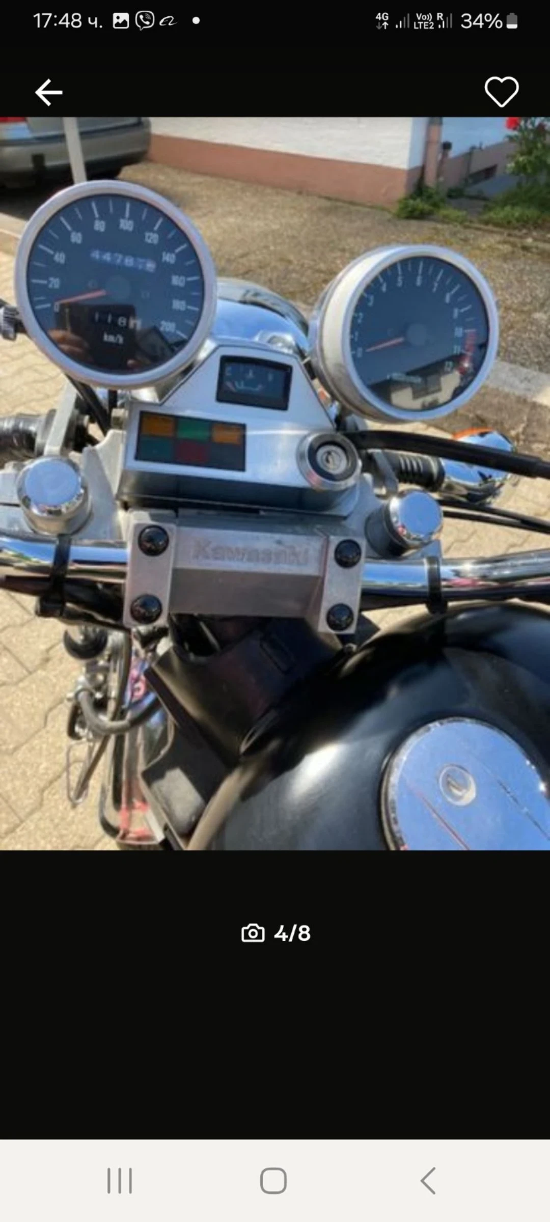 Kawasaki EN 450 a, снимка 4 - Мотоциклети и мототехника - 54247906