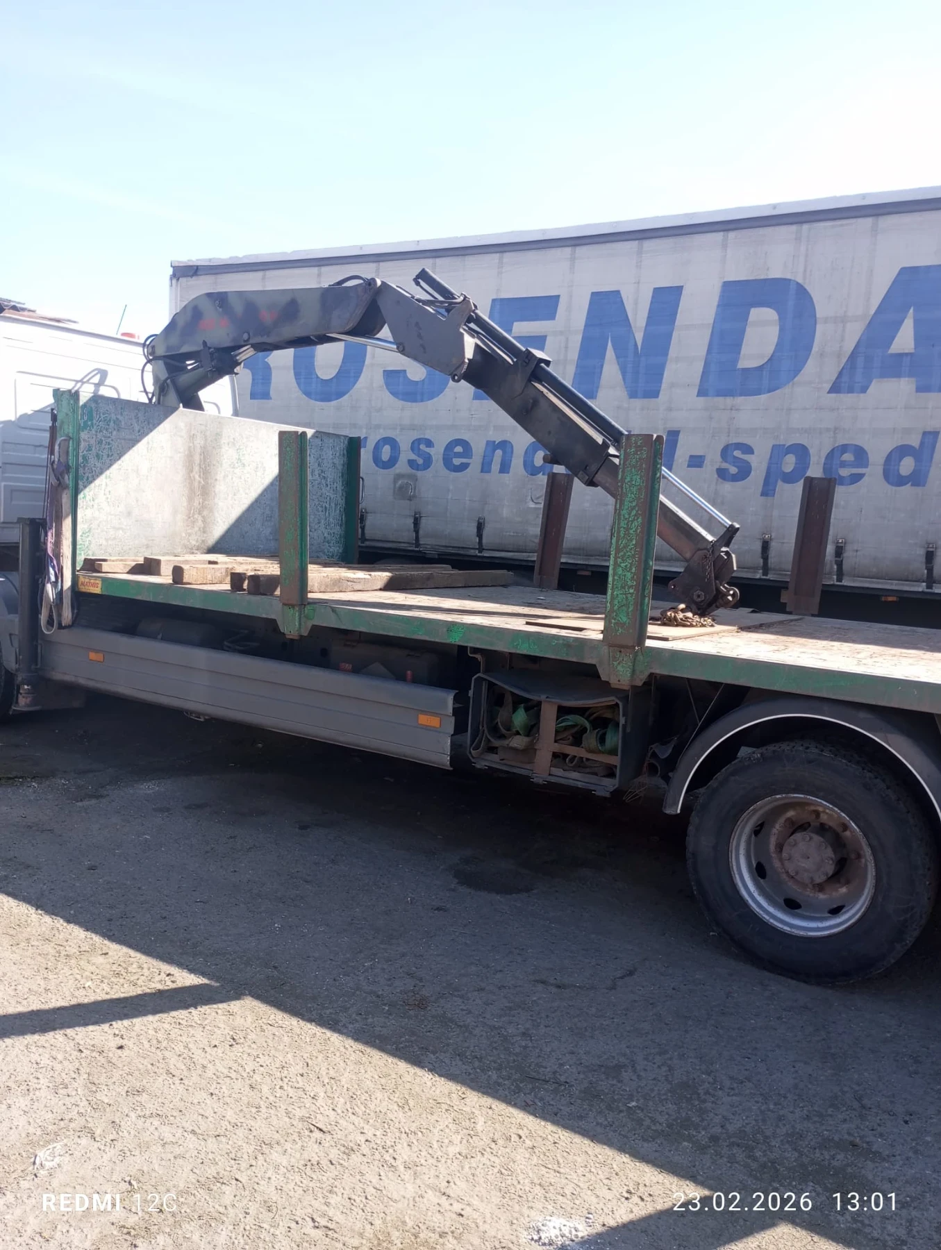 Автокран Mercedes-Benz Hiab 650b, снимка 3 - Индустриална техника - 53748368