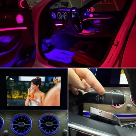 Mercedes-Benz E 220 FACELIFT, AMG Line, Бяла перла, снимка 13
