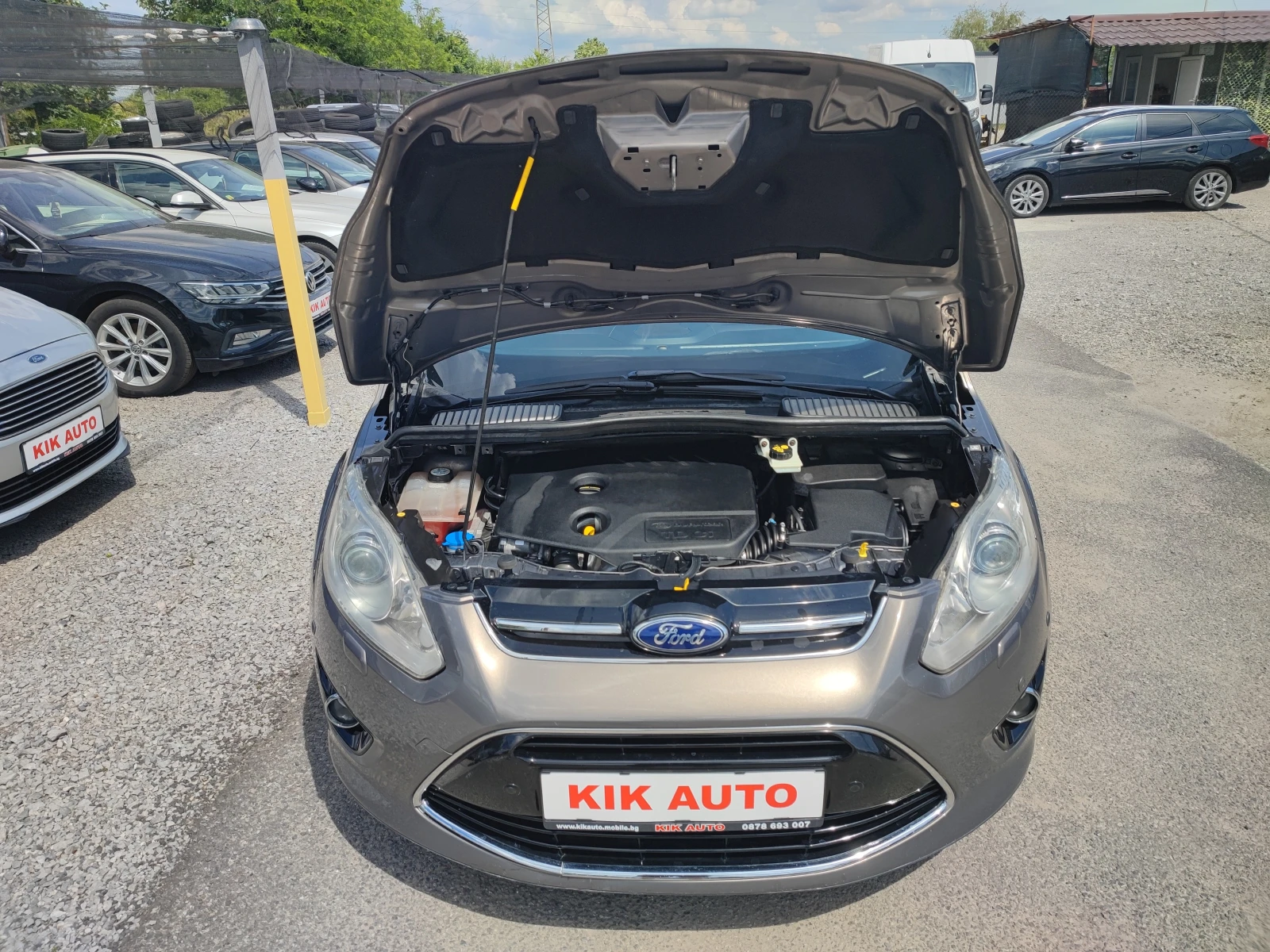 Ford C-max 1.6D-116ks-6sk-TITANIUM- ПАРКТРОНИК-, снимка 16 - Автомобили и джипове - 54821903