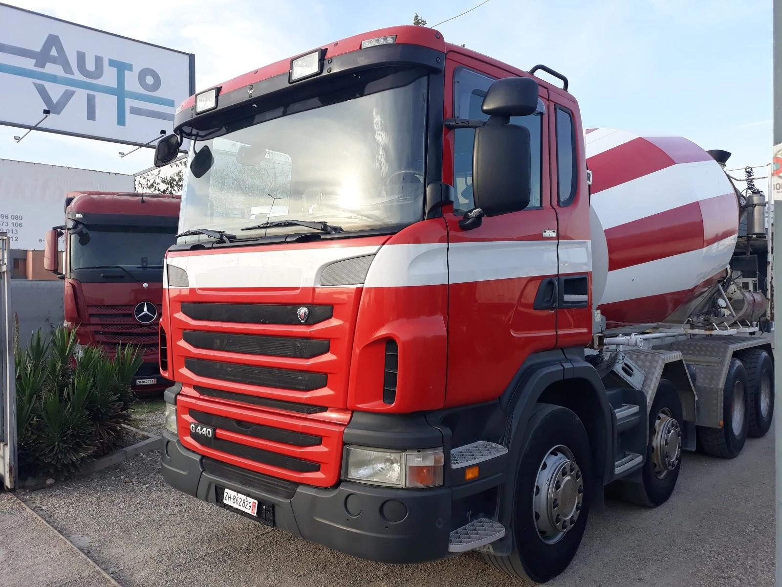 Бетон миксер Scania G440-LIEBHERR-9m3, снимка 1