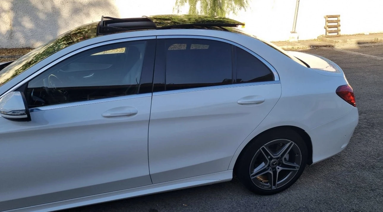 Mercedes-Benz C 220 /// AMG / 4 MATIC / FACELIFT / ПАНОРАМА / ПОДГРЕВ - изображение 4