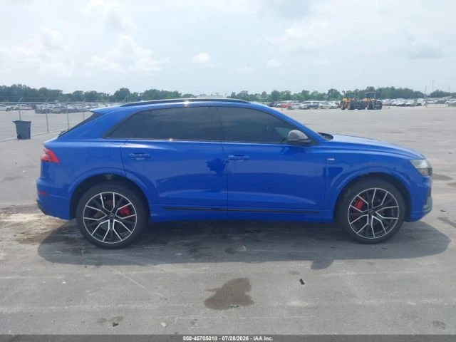 Audi Q8 PREMIUM PLUS 55 TFSI| MARTIX| DISTRONIC| HUD| B&O, снимка 13 - Автомобили и джипове - 55625773