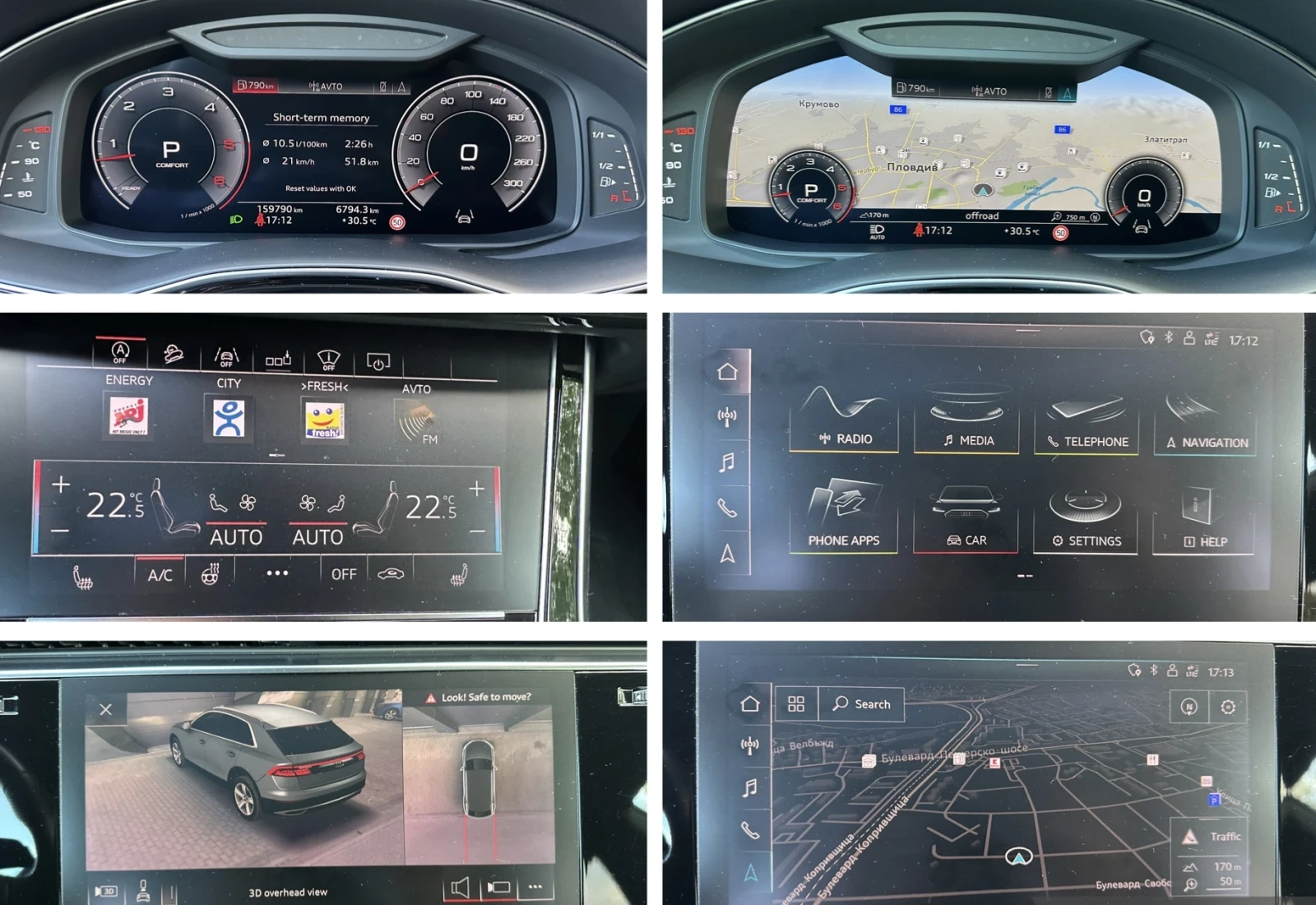 Audi Q8 50TDI Matrix / B&O / S line / Distronic | Mobile.bg   15