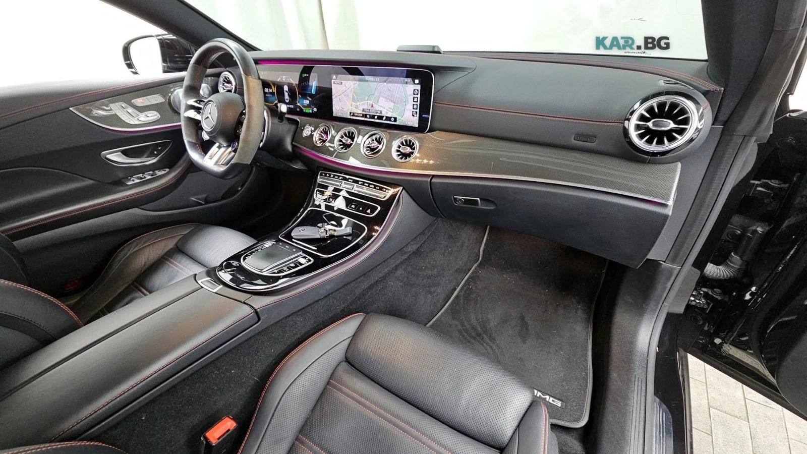 Mercedes-Benz E 53 AMG 4MATIC* КОЖА* ПОДГРЕВ* ОБДУХВ* BURMASTER* PANO* 36, снимка 6 - Автомобили и джипове - 55061755