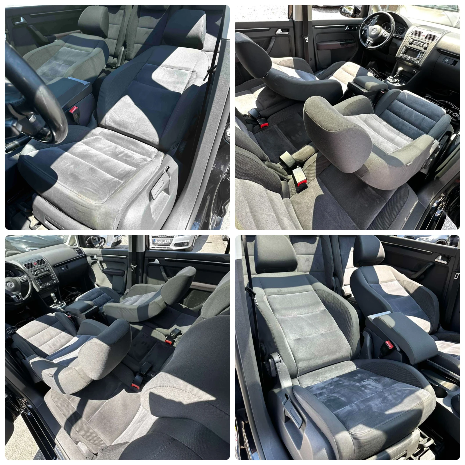 VW Touran 2.0TDI 170HP 6+ 1 DSG PANO CAMERA EURO5B, снимка 13 - Автомобили и джипове - 55205905