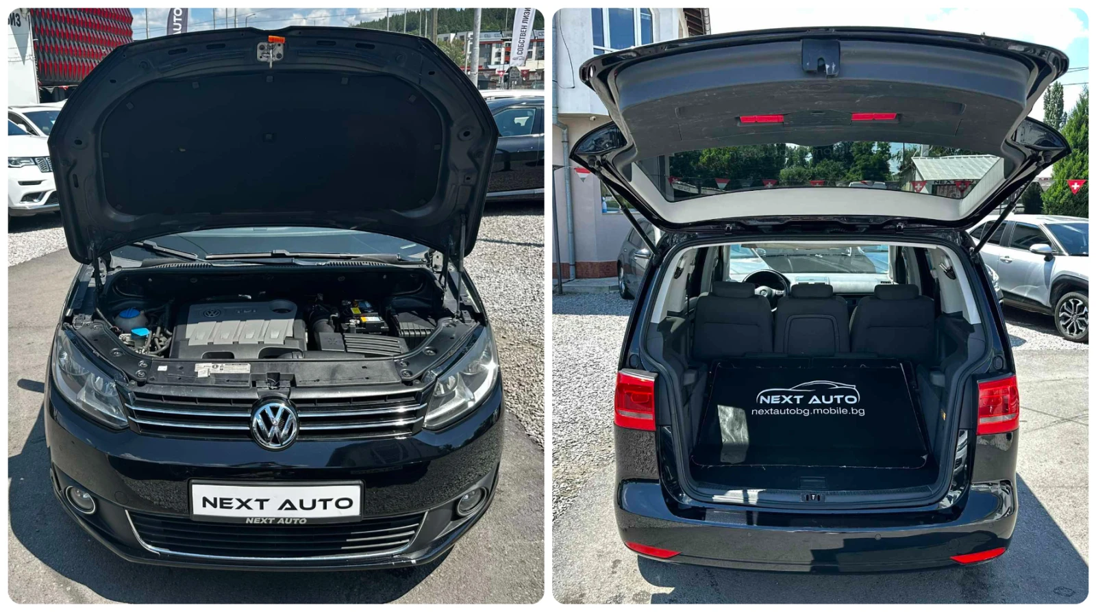 VW Touran 2.0TDI 170HP 6+ 1 DSG PANO CAMERA EURO5B, снимка 16 - Автомобили и джипове - 55205905