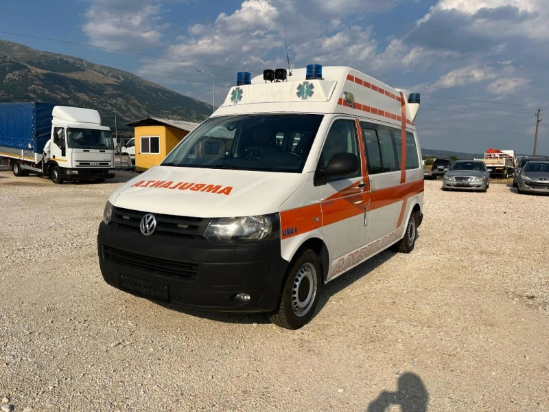 VW Transporter ЛИНЕЙКА NewFace L2H2 6 Места ЕВРО 5А/DPF ПЕРФЕКТНА, снимка 2 - Бусове и автобуси - 51147688