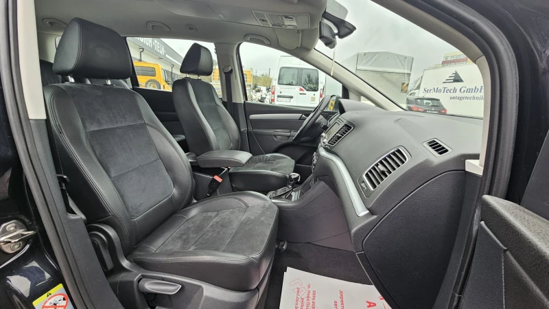 VW Sharan R-Line 2.0TDi 6SP DSG-ТОП СЪСТ.-ЛИЗИНГ, снимка 13 - Автомобили и джипове - 49848059