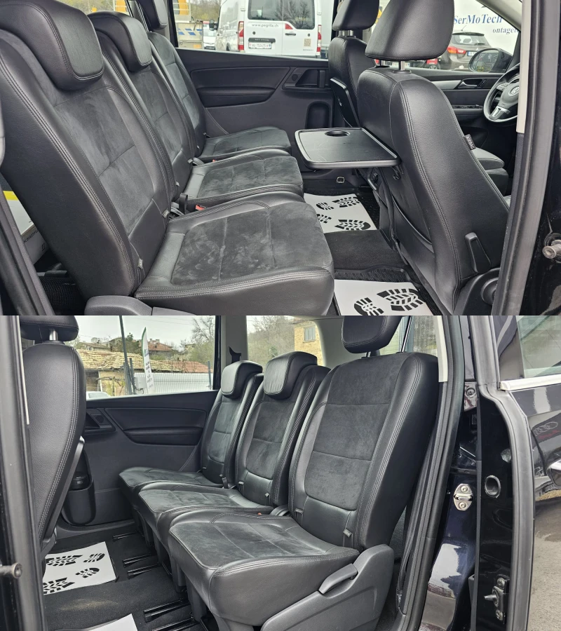 VW Sharan R-Line 2.0TDi 6SP DSG-ТОП СЪСТ.-ЛИЗИНГ, снимка 14 - Автомобили и джипове - 49848059
