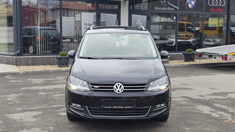 VW Sharan R-Line 2.0TDi 6SP DSG-ТОП СЪСТ.-ЛИЗИНГ, снимка 2 - Автомобили и джипове - 49848059