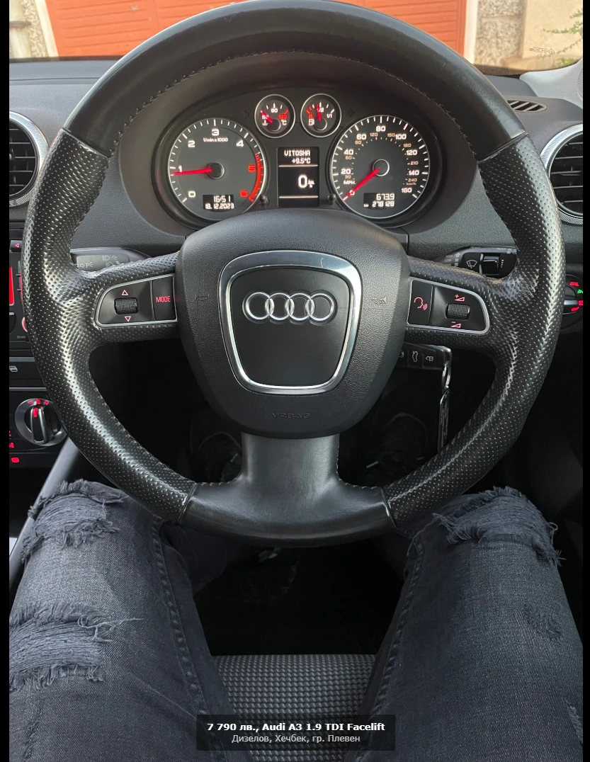 Audi A3 1.9 TDI Facelift , снимка 11 - Автомобили и джипове - 53889395