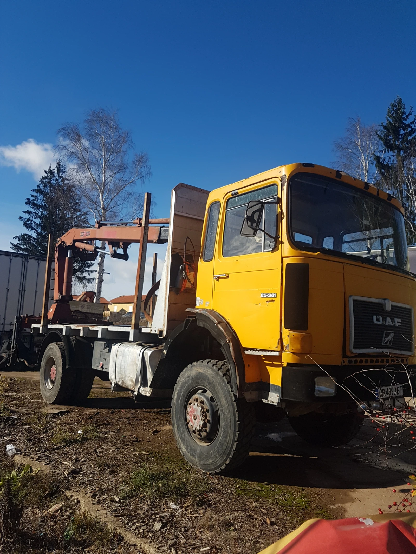 Man 19.361 Ман 4х4 с кран 361к.с.