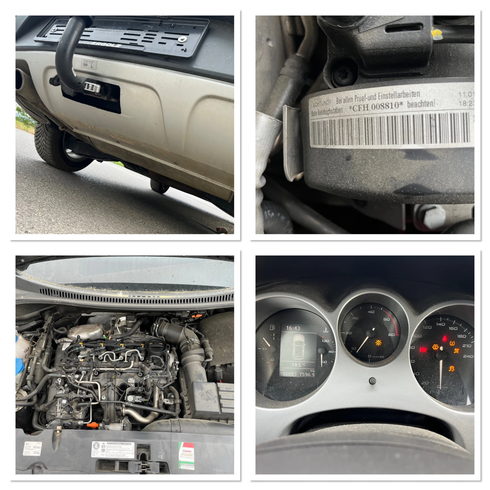 Seat Altea XL Freetrack 2.0TDI 4x4, снимка 17 - Автомобили и джипове - 54847018