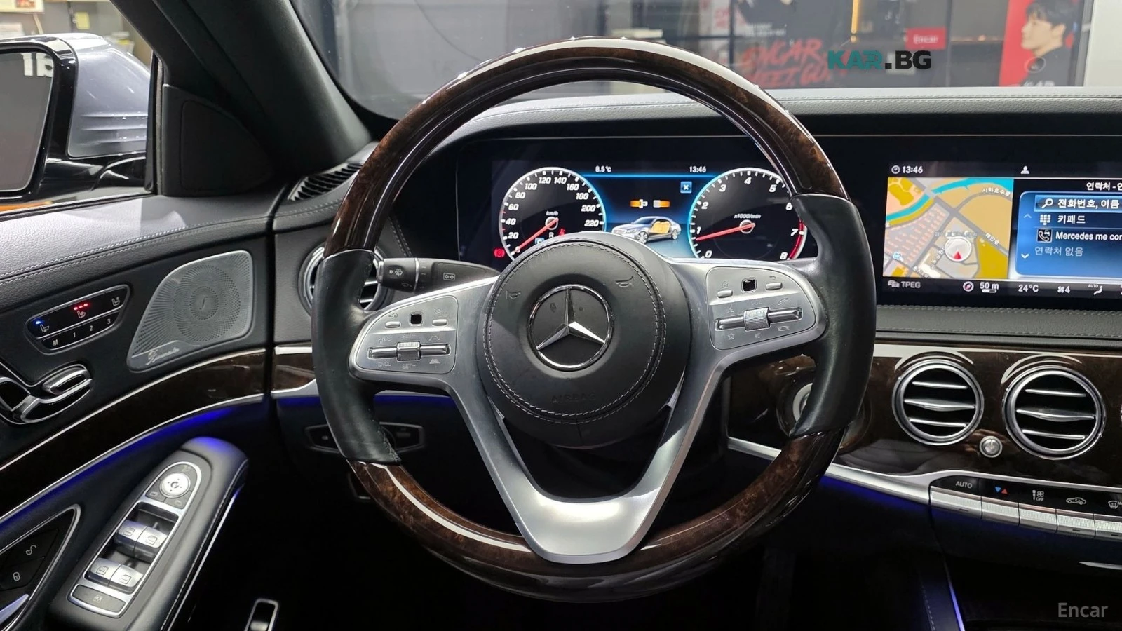 Mercedes-Benz S 560 LONG 4MATIC* HUD* 360* МОНИТОРИ* ОБДУХ* НАВИ* ПАНО, снимка 11 - Автомобили и джипове - 56030982