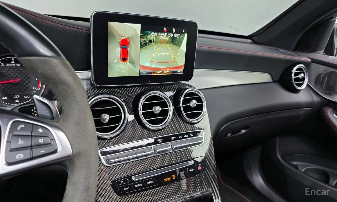 Mercedes-Benz GLC 43 AMG 4MATIC* COUPE* BURMESTER* HEAD-UP* CARBON* 360 CAM, снимка 14 - Автомобили и джипове - 54230227