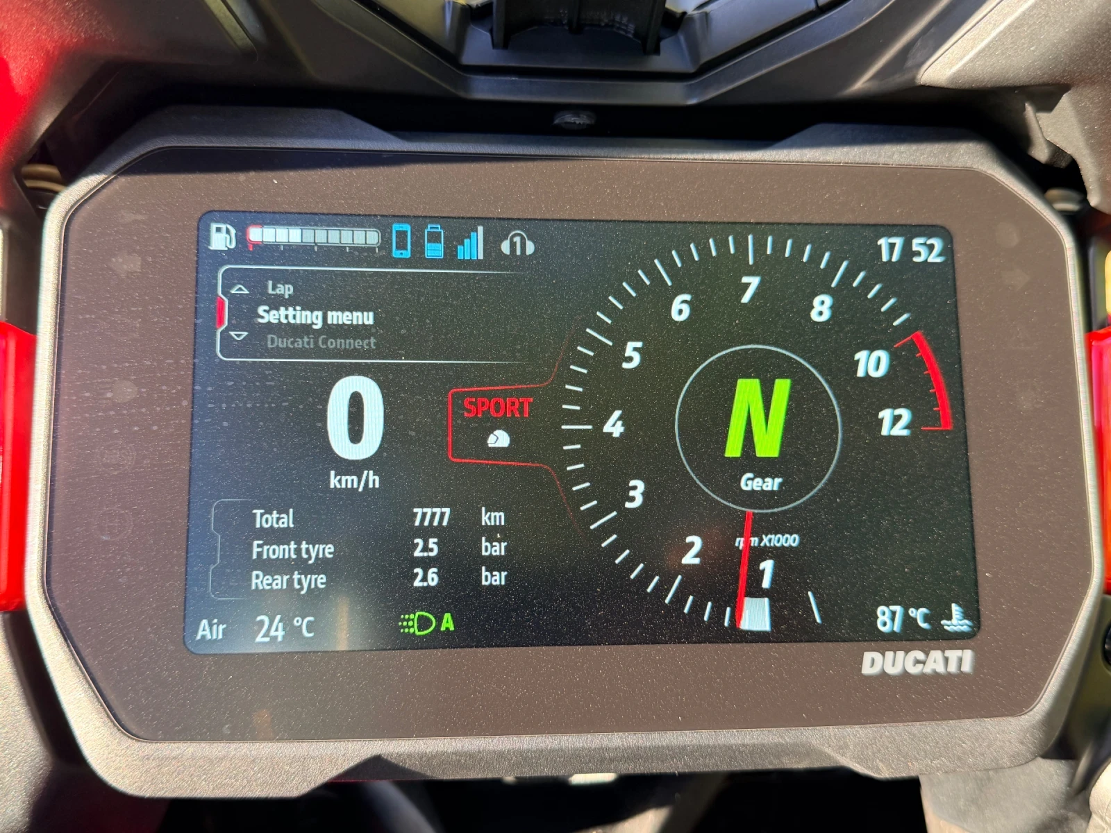 Ducati Multistrada V4 S RED RADAR, снимка 11 - Мотоциклети и мототехника - 56363052
