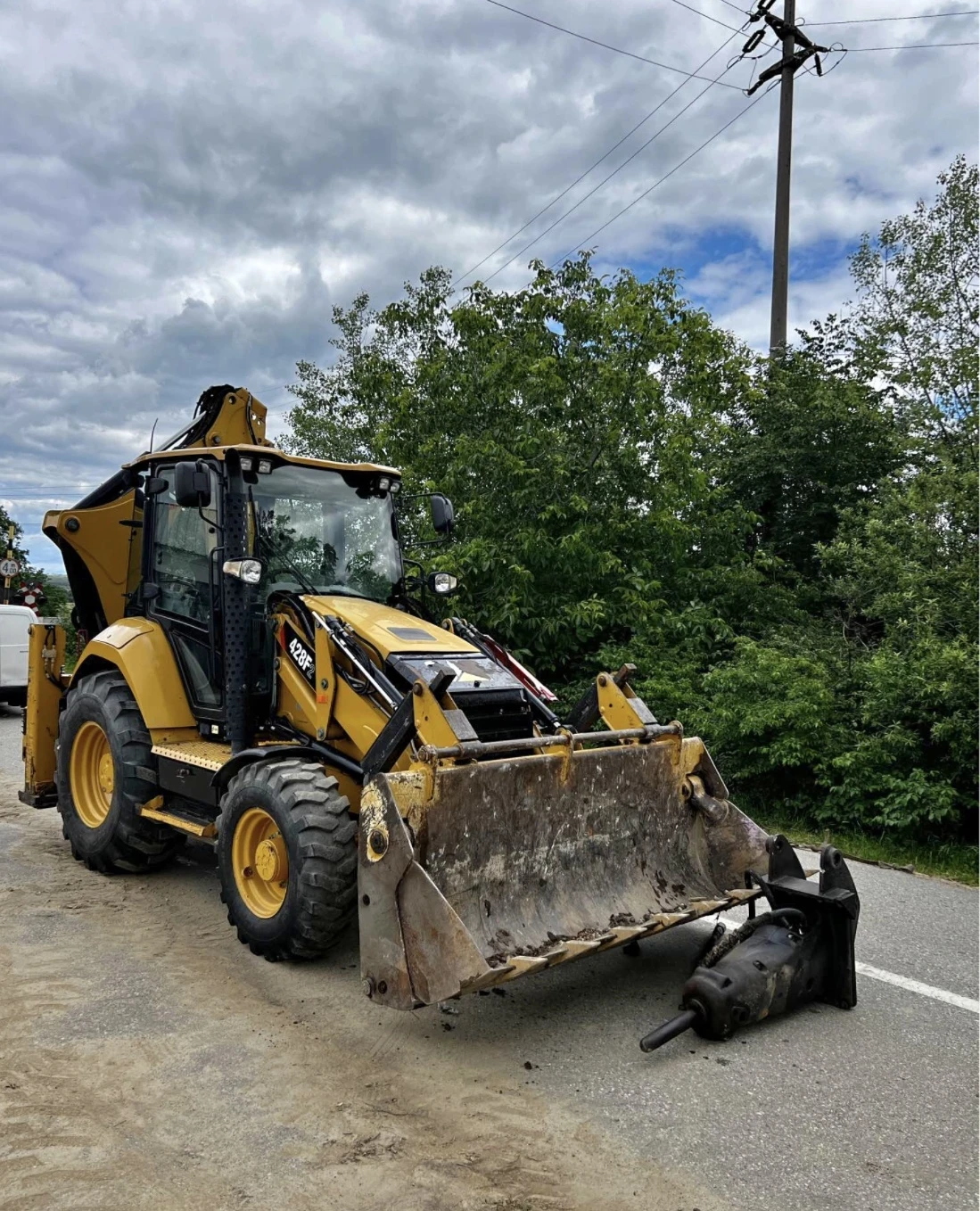 Багер Cat CAT 428 F , 2018, 101 k.c .