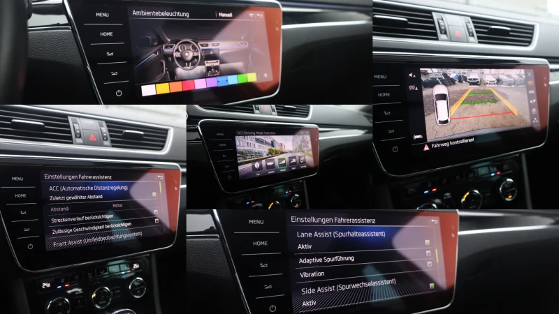 Skoda Superb 2.0 TDI 4x4 L&K ACC Massage KeyGO KAM Pano iCarbg, снимка 13 - Автомобили и джипове - 53189362