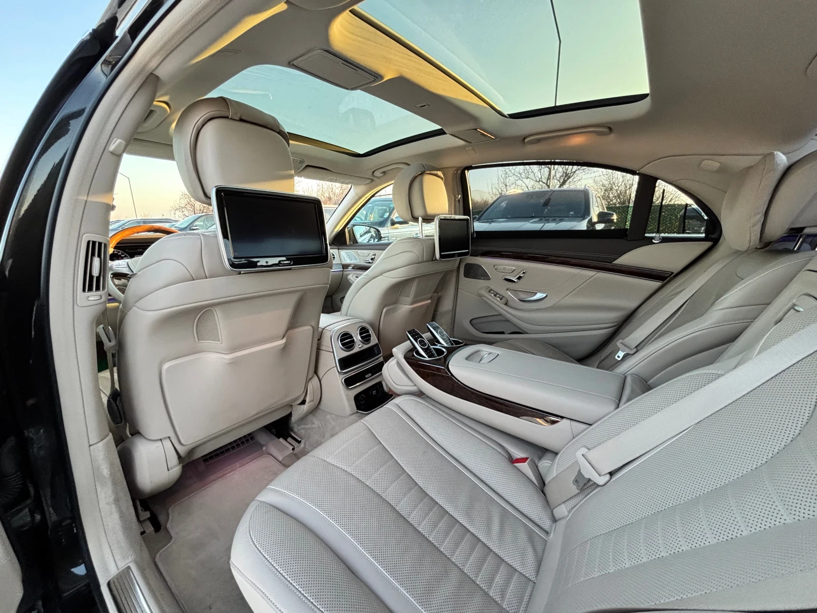 Mercedes-Benz S 350 LONG/ВАКУМ/ОБДУХВАНЕ/ПОДГРЕВ/BURNMASTER/FULL - изображение 9