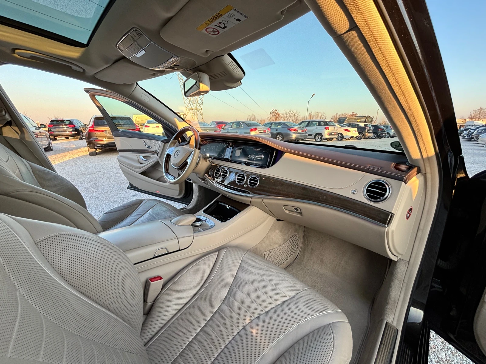 Mercedes-Benz S 350 LONG/ВАКУМ/ОБДУХВАНЕ/ПОДГРЕВ/BURNMASTER/FULL - изображение 8