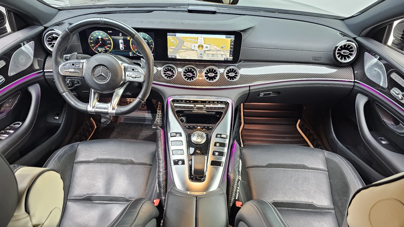 Mercedes-Benz GT 63 AMG KIT* 360* HEAD-UP* DIS* ОБДУХ* КРАЙНА ЦЕНА, снимка 7 - Автомобили и джипове - 54974996