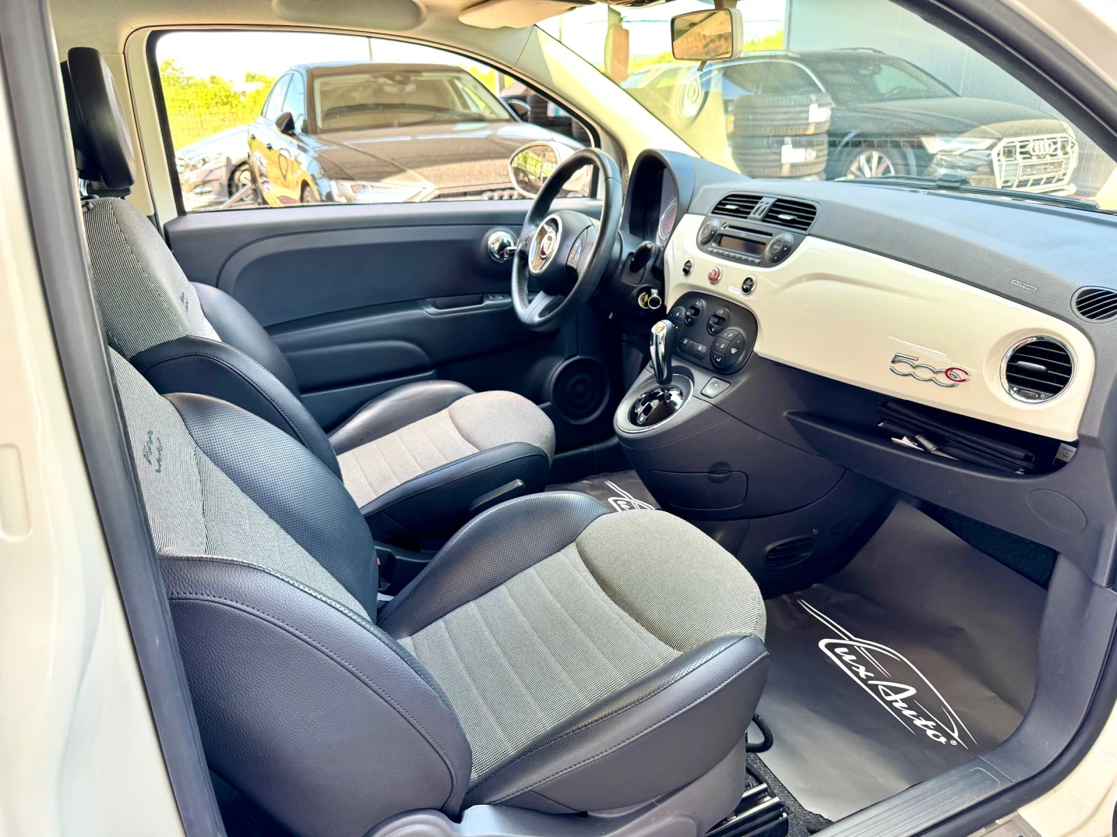 Fiat 500 1.2i#CABRIO#EXCLUSIVE#АВТОМАТИК#86000км, снимка 14 - Автомобили и джипове - 55306106