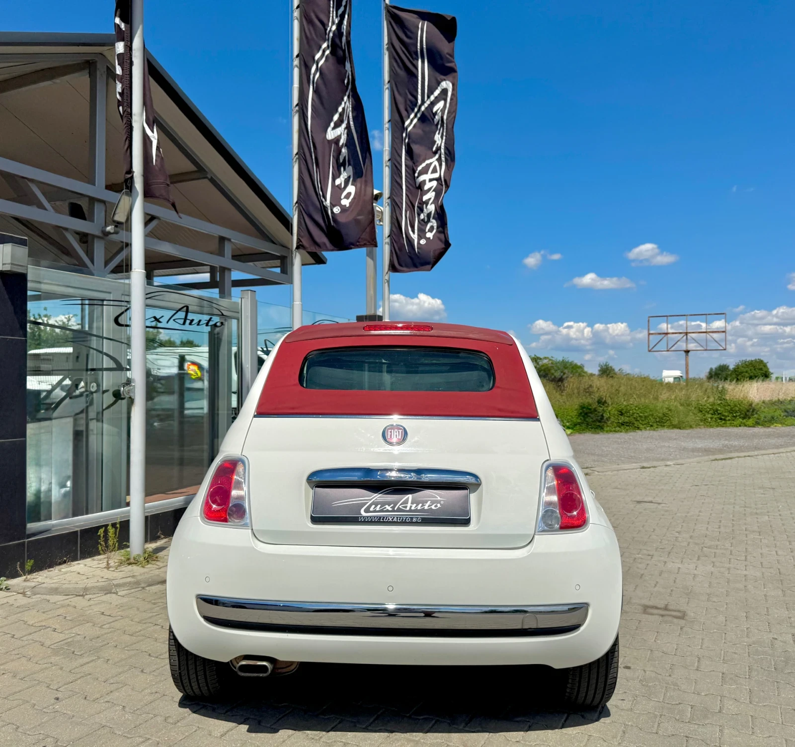 Fiat 500 1.2i#CABRIO#EXCLUSIVE#АВТОМАТИК#86000км, снимка 4 - Автомобили и джипове - 55306106