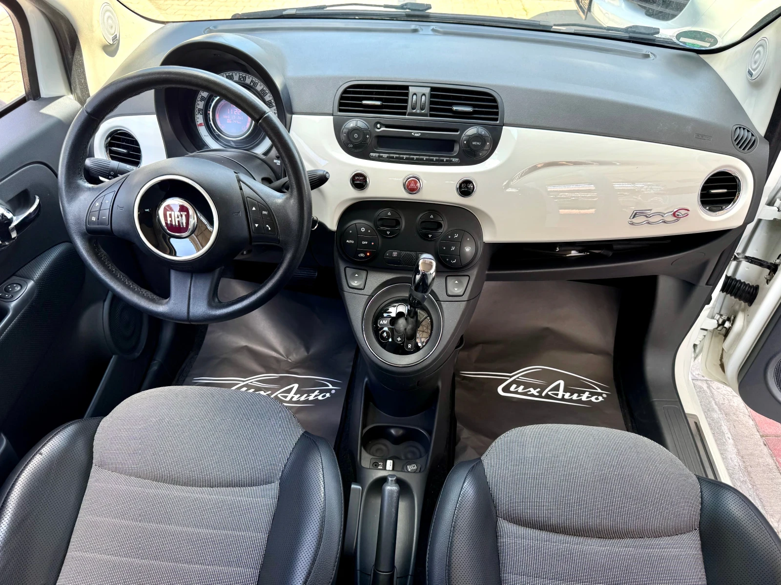 Fiat 500 1.2i#CABRIO#EXCLUSIVE#АВТОМАТИК#86000км, снимка 12 - Автомобили и джипове - 55306106