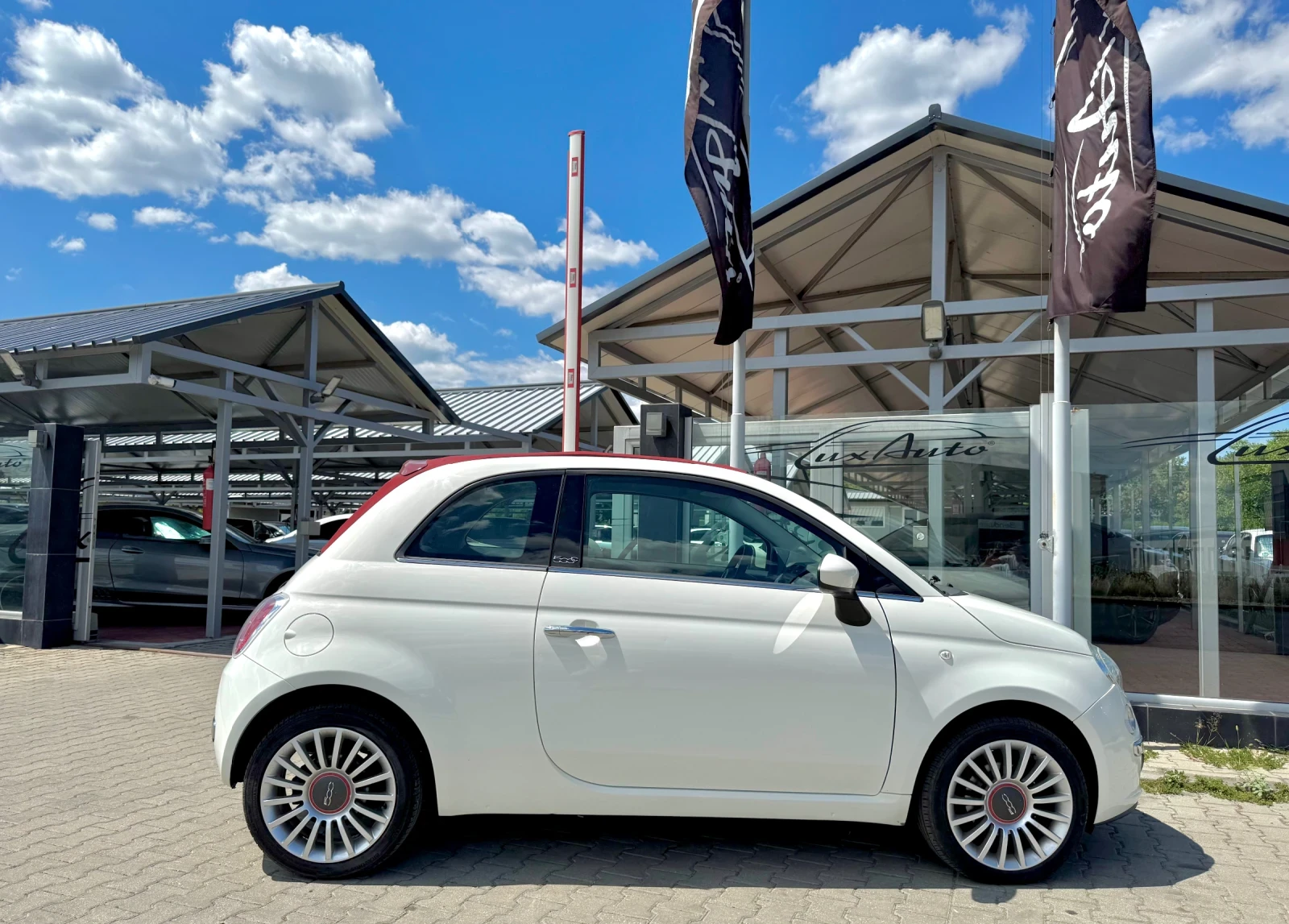 Fiat 500 1.2i#CABRIO#EXCLUSIVE#АВТОМАТИК#86000км, снимка 7 - Автомобили и джипове - 55306106