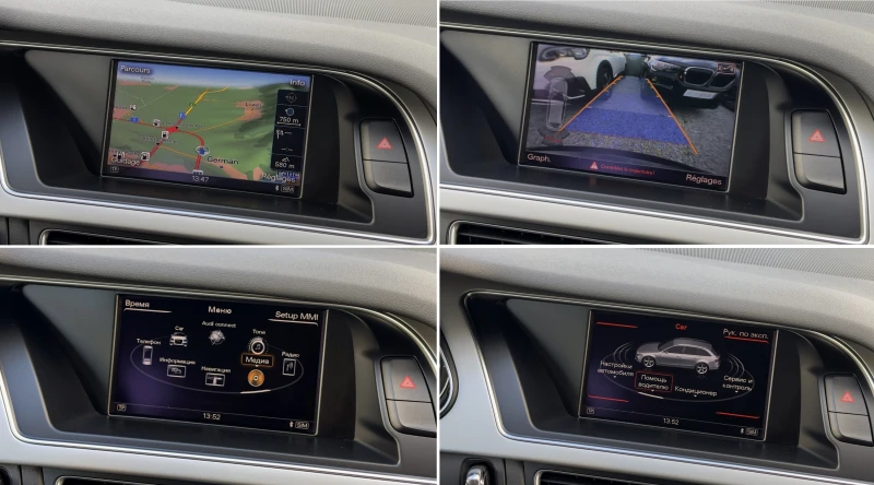 Audi A4 2.0i 4x4 Aut.-ZF8 Navi Кожа Xenon Подгрев Camera, снимка 14 - Автомобили и джипове - 52927686