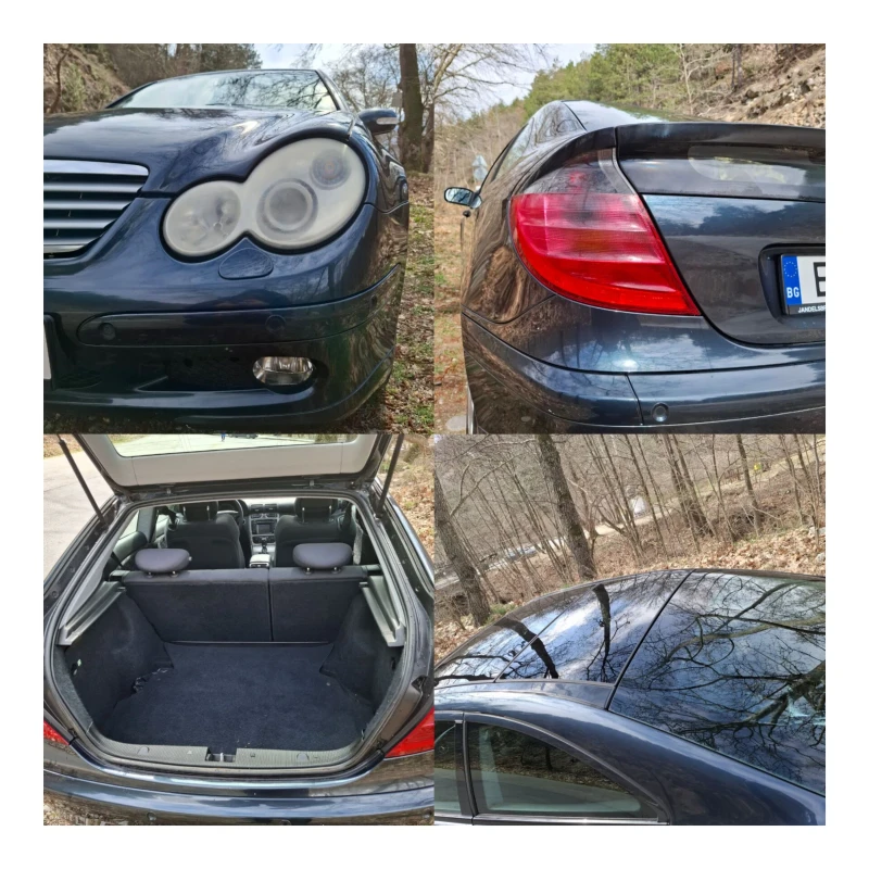 Mercedes-Benz C 180 KOMPRESOR SPORT COUPE АВТОМАТИК, снимка 6 - Автомобили и джипове - 49546472