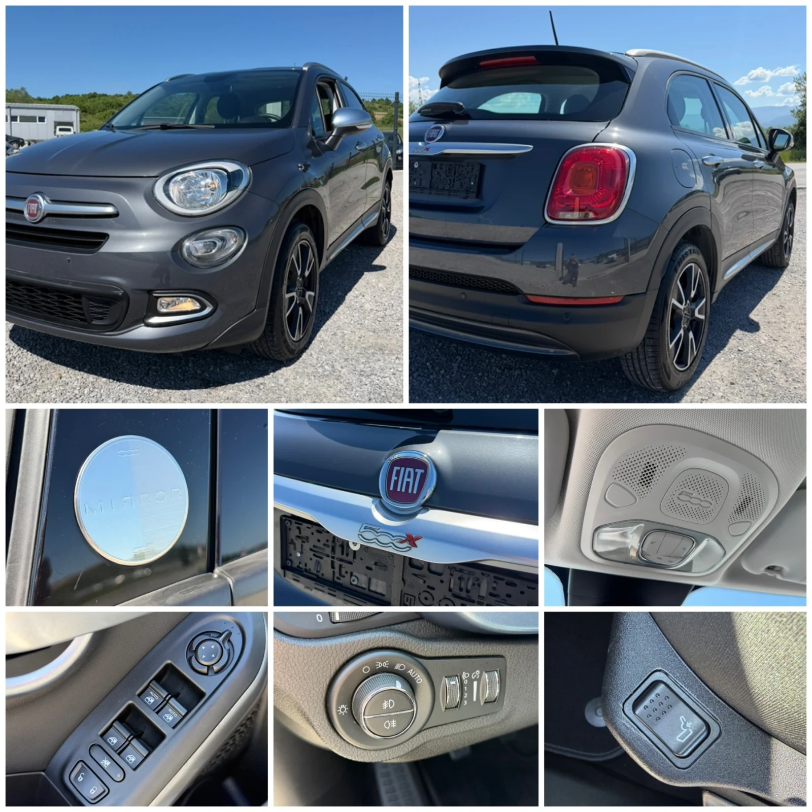 Fiat 500X 1.6i MIRROR EDITION NAVI EURO 6 SERVICE BOOK | Mobile.bg � ����������� 9