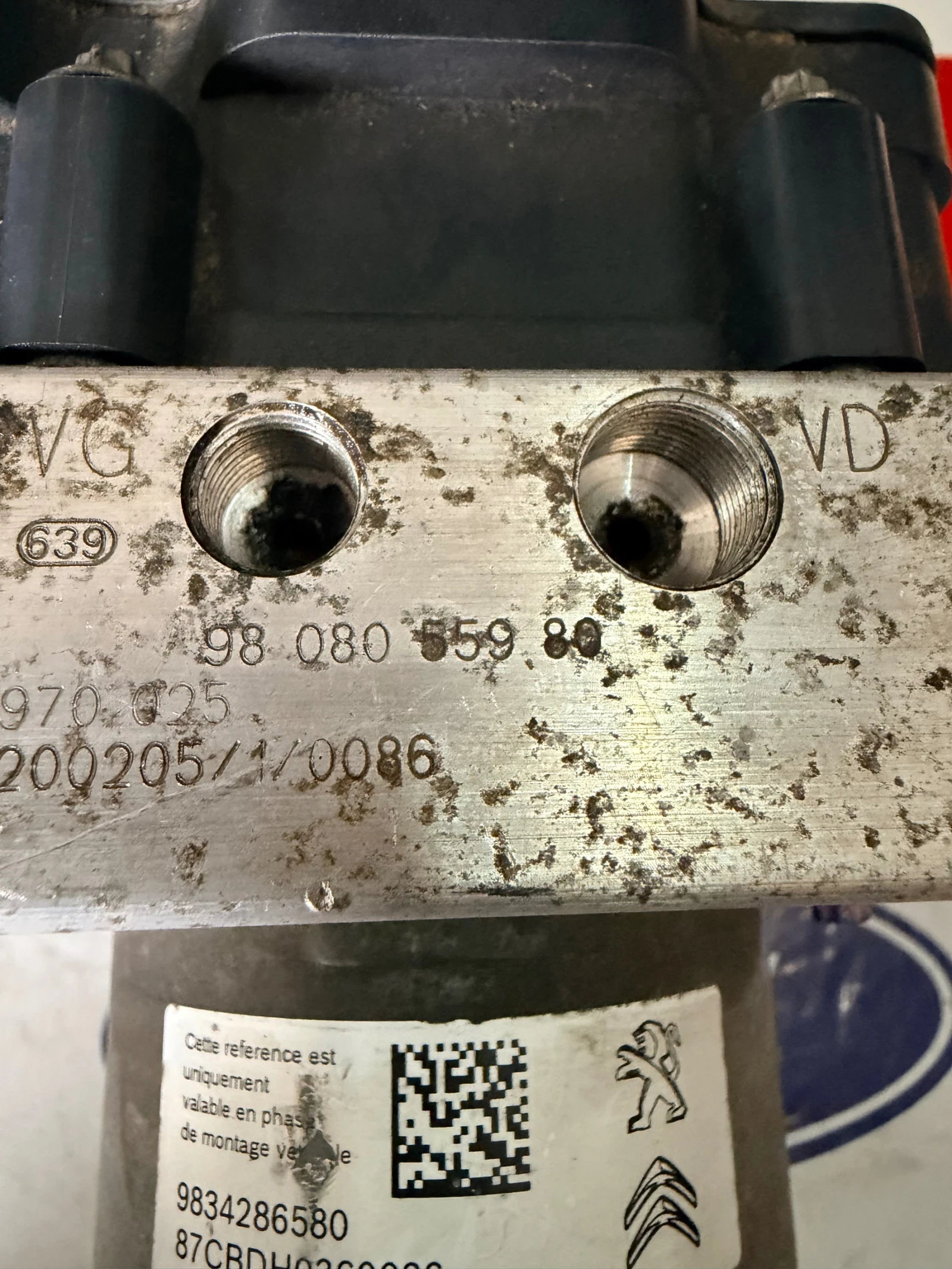 9808055980 ABS Помпа OPEL COMBO 2022  98 080 559 80 9834286580, снимка 4 - Части - 53916938