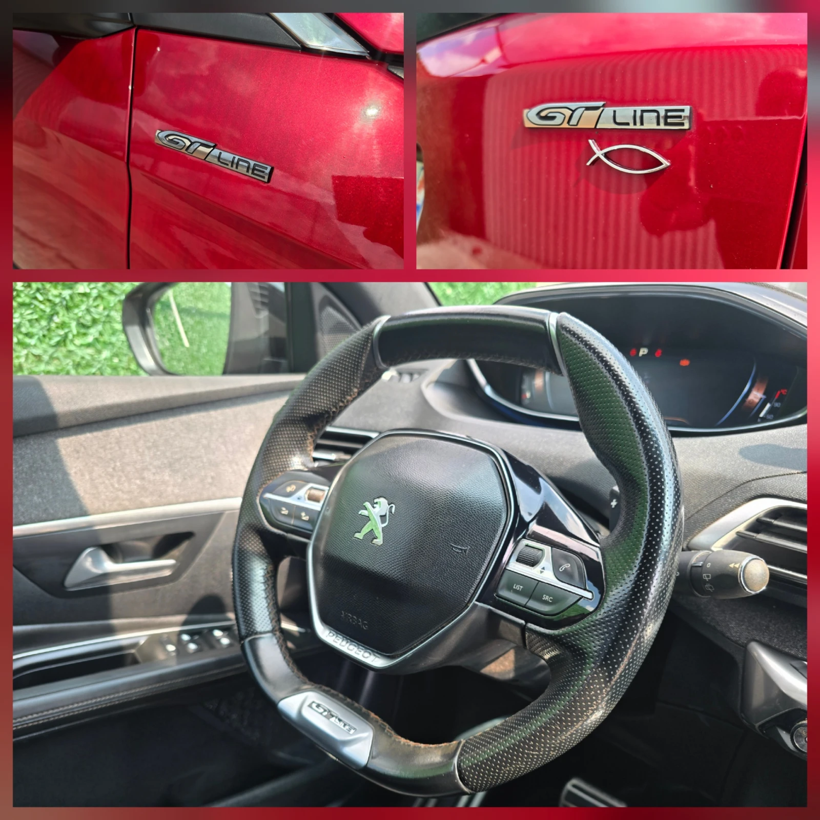 Peugeot 3008 1.6THP* 165к.с.* GT LINE * Подгрев седалки * Масаж - изображение 9