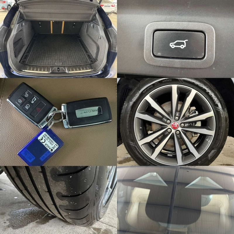 Jaguar F-PACE 204ps* 4X4* HYBRID* ПАНО* КОЖА* НАВИ* КАМЕРА* , снимка 17 - Автомобили и джипове - 52663473