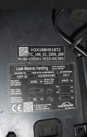 Мотокар Linde H30T, LPG , 3t, снимка 12